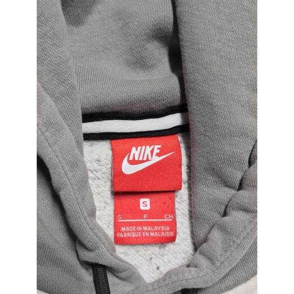 Rare Nike Air Color Block Pullover‎ Hoodie Off White Olive Mens Size S - Picture 4 of 16